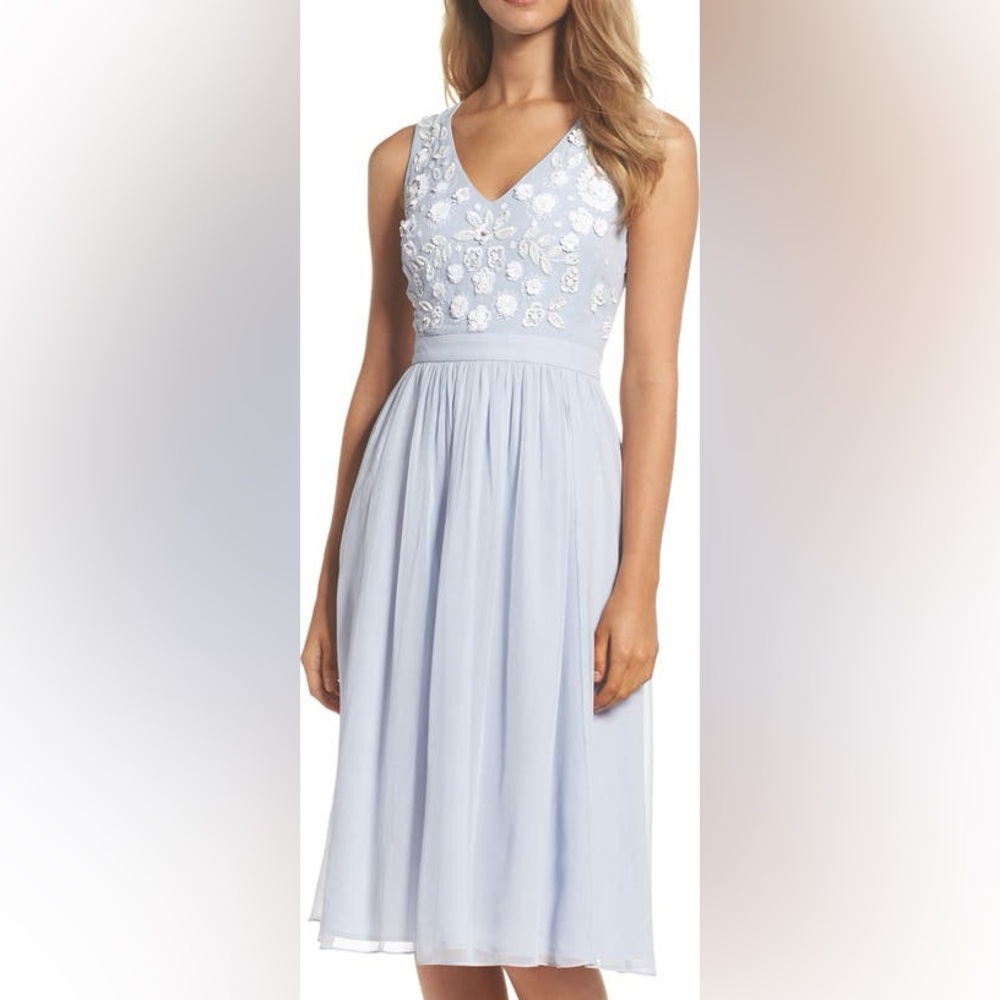 NWT French Connection Women's Dalia Sheer Dress, 2 - Picture 1 of 15